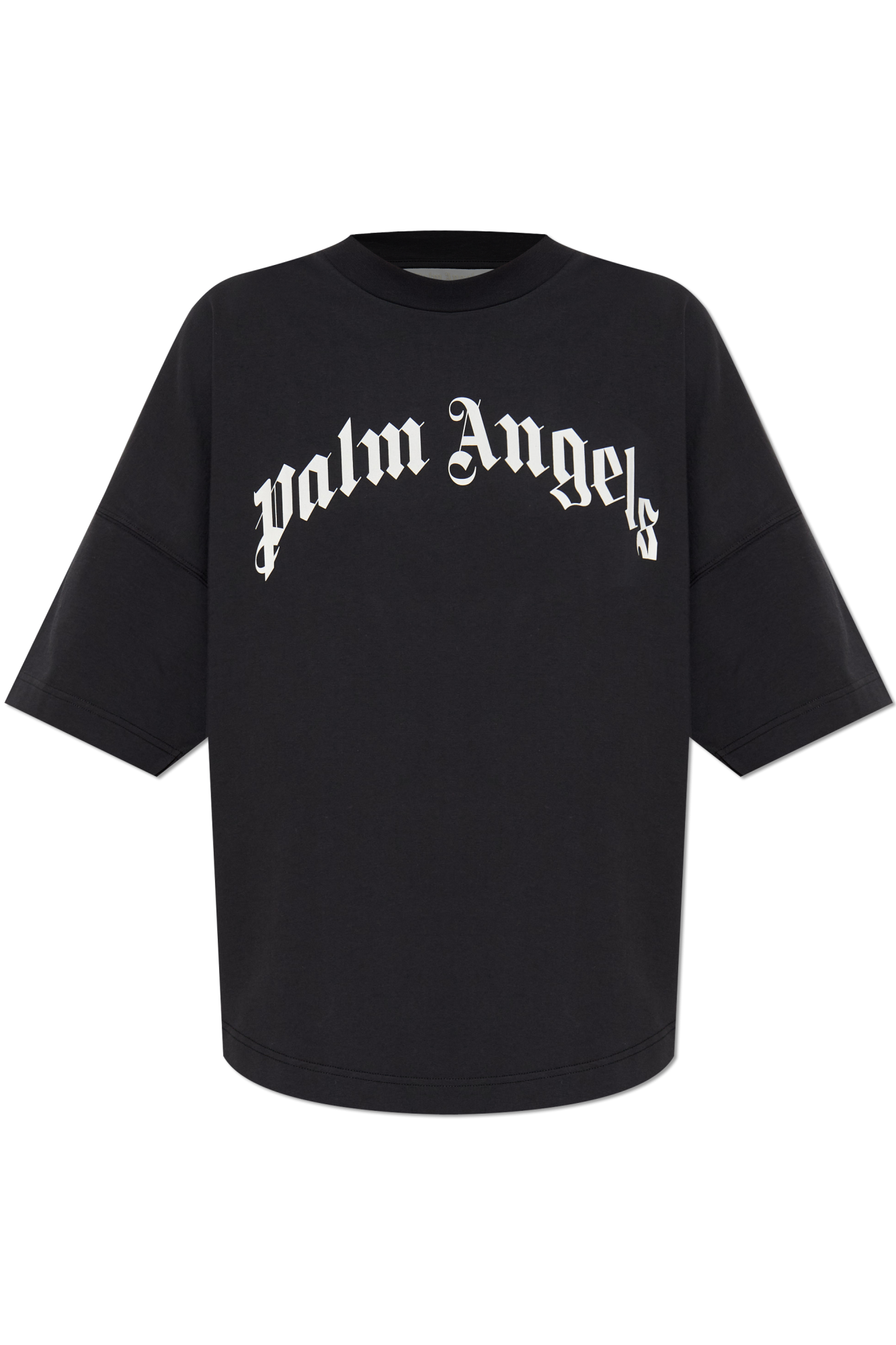 Black T-shirt with logo Palm Angels - Vitkac Australia